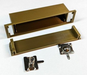 lieu 18650 batterie Cas gaine couverture 38 gadget 1s boîte projet 3d électronique 3d print model - Mito3D