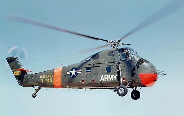 sikorsky h 34 avião lutador helicóptero airbus aeronave boeing jato uav rc zangão superjet voar 3d print model - Mito3D