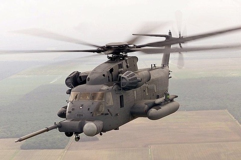 Sikorsky mh 53 avión combatiente helicóptero aerobús aeronave boeing jet uav rc 3d print model - Mito3D