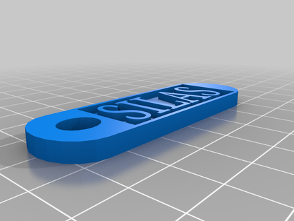 silas keychain accessories 3d print model - Mito3D