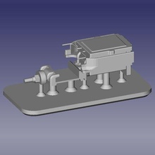 silec pedal proto87 track code 75 - ready print miniature train sncf h0 1/87e detailing channel 3d print model - Mito3D