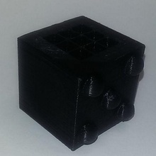 silent fidget cube game toy 3d print model - Mito3D