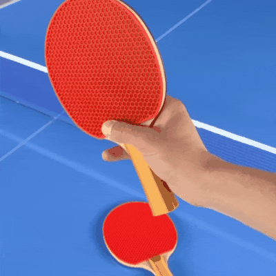sessiz ping pong kürek çekmek havasız dolgu tasarım tenis bıçak ağzı 3d print model - Mito3D