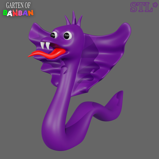 silent steve garten banban 3 fan art bggt Game opila bird of monster ban new monsters 3d print model - Mito3D