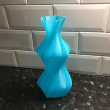 silho vase home pot figure fancy art 3d print model - Mito3D