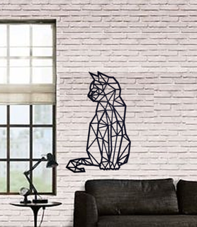 silhouette cat cat silhouette  3d print model - Mito3D