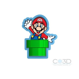 Silhouette Cutter Mario bross 9cm Comics Comic Streifen animiert Karikatur Schneider Schneiden Formen Kekse Mariobross luigui 3d print model - Mito3D
