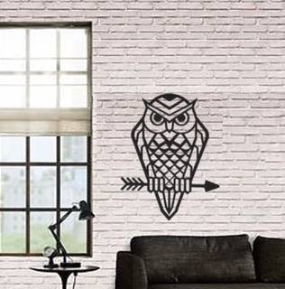 silhouette owl 3d print model - Mito3D