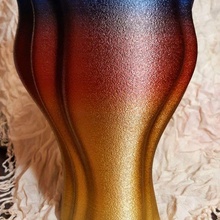 silhueta vaso arte flor popular espiral vasos moda esculturas 3d print model - Mito3D