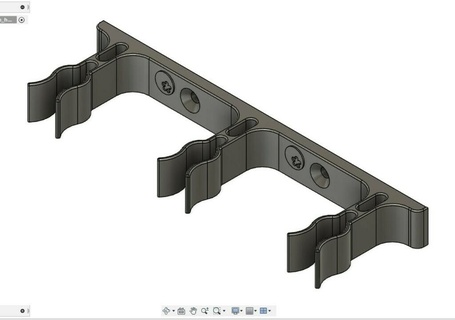 silikon fırça Kulp destek Kochblume b Rsten yular Göğüsler mutfak lavabo yemek 3d print model - Mito3D
