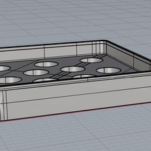 silicone torta muffe architettura 3d print model - Mito3D