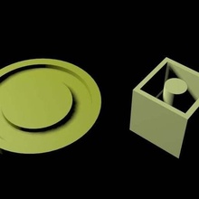 silicone moules machine laver anneaux bague moule solaire panneau Puissance Extérieur jardin 3d print model - Mito3D