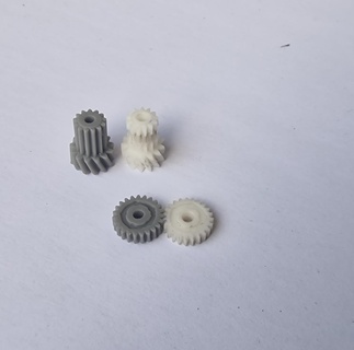 silk epil 5 7 series epilation head epilator repair kit gear set braun gears broun small 3d print model - Mito3D