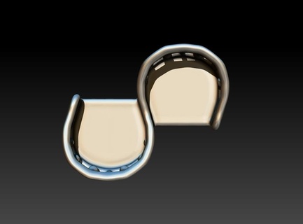 Silla Los aşık sevgililer sandalye 3d print model - Mito3D