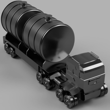 silo camión remolque juguete mesa 3d print model - Mito3D