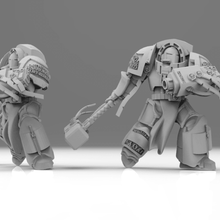 argent paladin - seigneur capitaine art modèles warhammer terminator stormbolter psyker psycannon psilencer l'inquisition grey knight 40k 3d print model - Mito3D