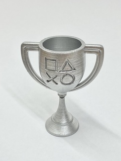 silver ps5 trophie ps5 playstation trophy psn  3d print model - Mito3D