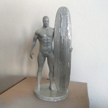 silver surfer art silversurfer la marvel supereroe 3d print model - Mito3D