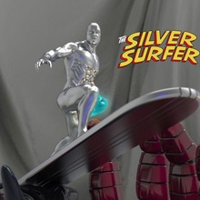 argento surfista d'argento meraviglia collezione i fumetti galactus fantastico 3d print model - Mito3D