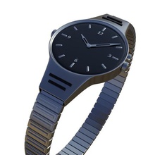 plata reloj de la moda elegante accesorios joyería tiempo electrónica chrome acero los hombres clásico 3d print model - Mito3D