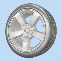 silverado ss roues jantes Chevy gmc camion échelle modèle 1 25 24 18 10 3d print model - Mito3D