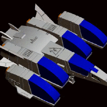 Silverhawks Maraj vaisseau spatial mercure thundercats requins spatiaux Lorimar Rankin basse 3d print model - Mito3D