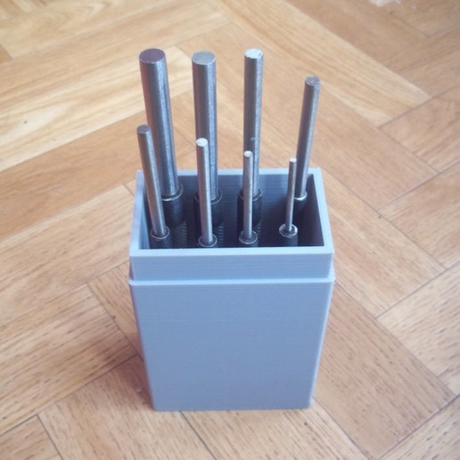 silverline socos pin de caixa ferramenta porta-ferramentas caixas soco chasse-goupilles a 3D print model - Mito3D