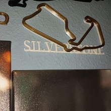 silverstone circuito logo simulación carrera carreras 3d print model - Mito3D