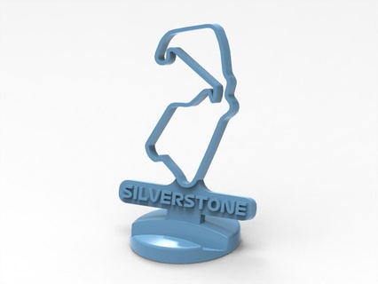 silverstone circuit phone holder formula1 racing autosport motorsport grand prix england 3d print model - Mito3D