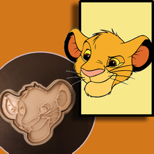 simba cookie cutter tool cookies disney stampini biscotti formine lion king 3d print model - Mito3D