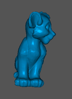 Simba disney figurine 3d print model - Mito3D