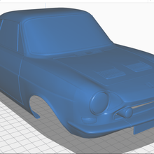 simca 1200s bertone coupe 1 10 scale hardbody rc car m-chassis 1/scale radio controlled 3d print model - Mito3D