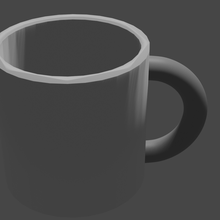 einfach Glas Haushaltswaren Kaffee Getränk Geschirr Tasse Innere Design Keramik Flüssigkeit Alkohol beck 3d print model - Mito3D