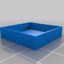 simple 1 inch box lid calibration test storage print toolbox tool_holders_boxes 3d print model - Mito3D