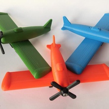 basit uçak zorlanmış oyun 3d print model - Mito3D