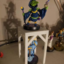 simple amiibo stand game 3d print model - Mito3D