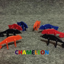 simple animals 16 chameleone game 3d print model - Mito3D