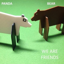 simple animals 6 bear panda game 3d print model - Mito3D