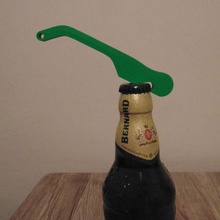 simple beer bottle opener tool bottleopener kitchen 3d print model - Mito3D