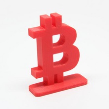 simple bitcoin stand divers 3d print model - Mito3D