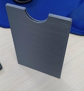 simple blank credit card holder gadget 3d print model - Mito3D