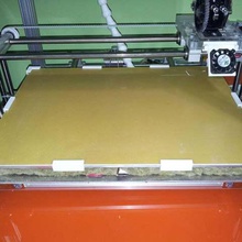 simple block hot bed tool 3d printer parts reprap openscad mount 3d print model - Mito3D