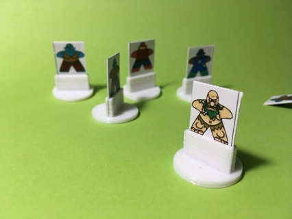 simple board game standee parametric games 3d print model - Mito3D