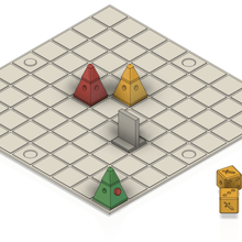 simples jogo de tabuleiro brinquedo dados da torre boardgame conselho administração 3dmodeling 3dmodel 3dgame 3d print model - Mito3D