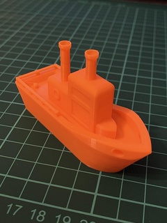 Facile bateau redimensionnable bancal tester impression modèle navire 3d print model - Mito3D