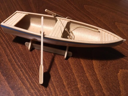 simple boat boat boating toy boat vase decor  3d print model - Mito3D