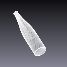 basit şişe 3d print model - Mito3D