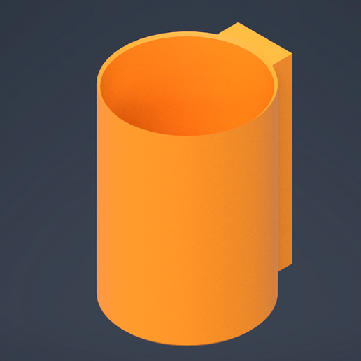 simple bottle cap container removable 3D print model - Mito3D