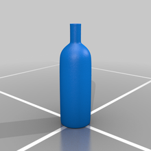sencillo botella 3d print model - Mito3D