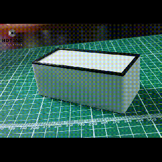 simples caixa recipiente 3d print model - Mito3D